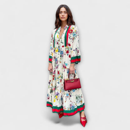 Sybille - Maxikleid mit Blumenprint