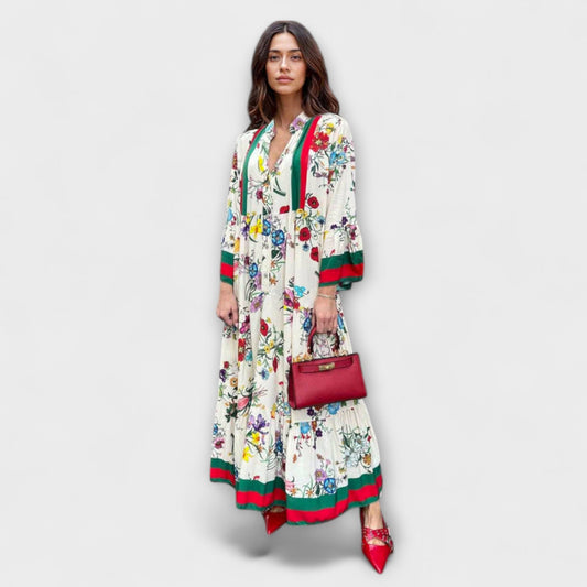 Sybille - Maxikleid mit Blumenprint