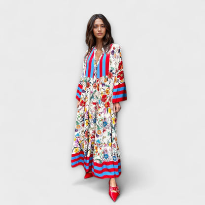 Sybille - Maxikleid mit Blumenprint