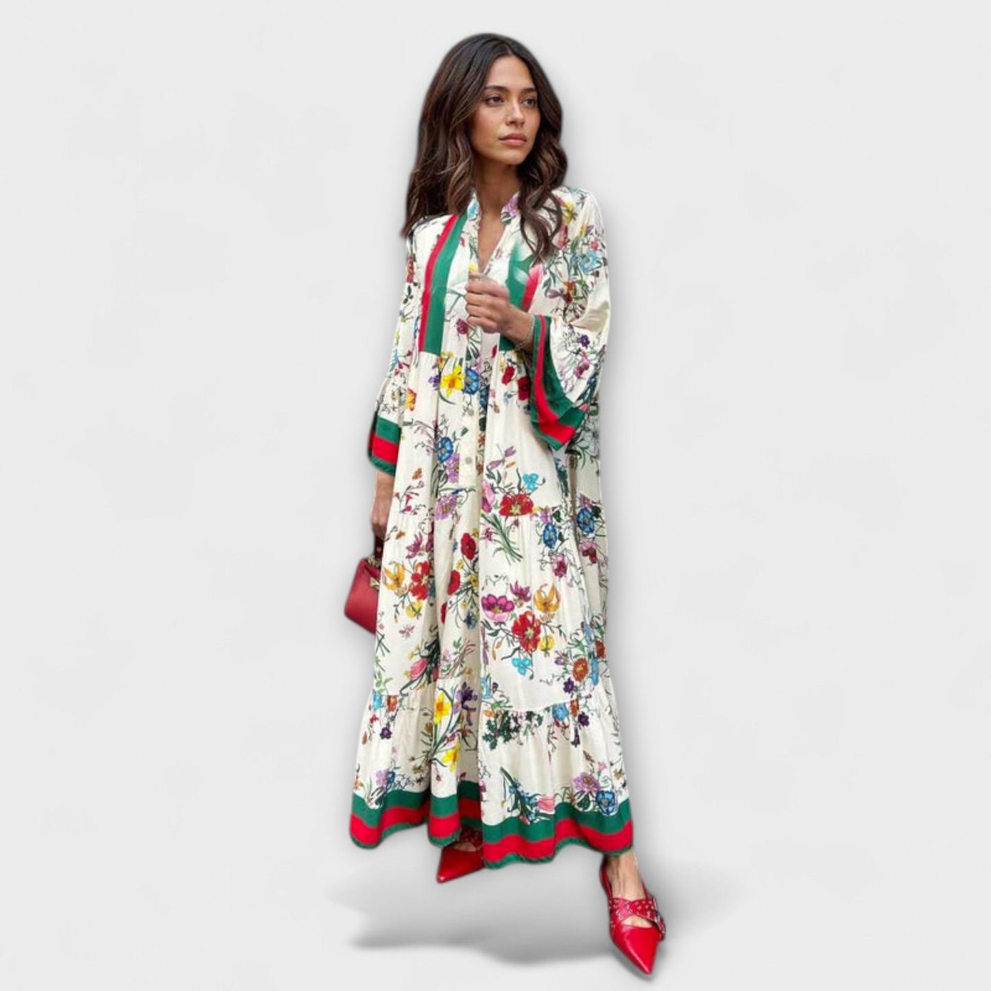 Sybille - Maxikleid mit Blumenprint
