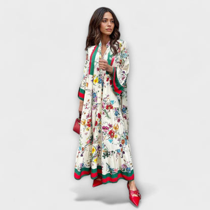 Sybille - Maxikleid mit Blumenprint