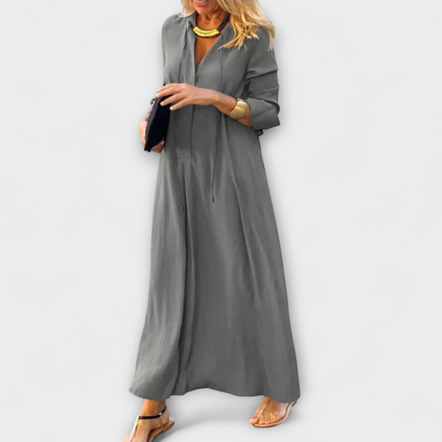 Annegret - Bequemes Maxikleid 