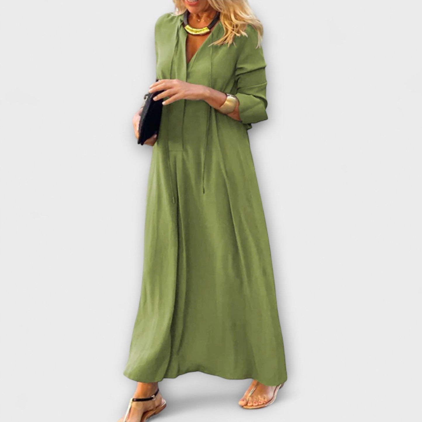 Annegret - Bequemes Maxikleid 