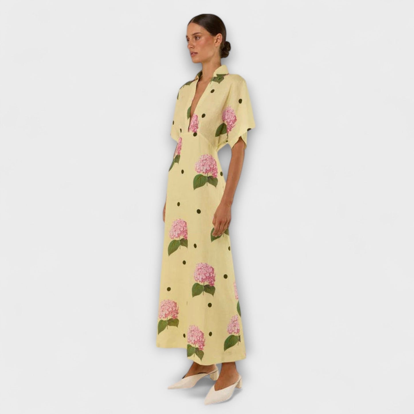 Katja - Langes Fließendes Kleid