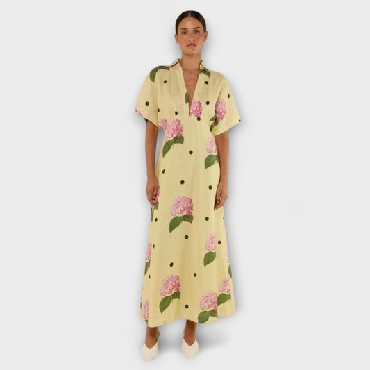 Katja - Langes Fließendes Kleid