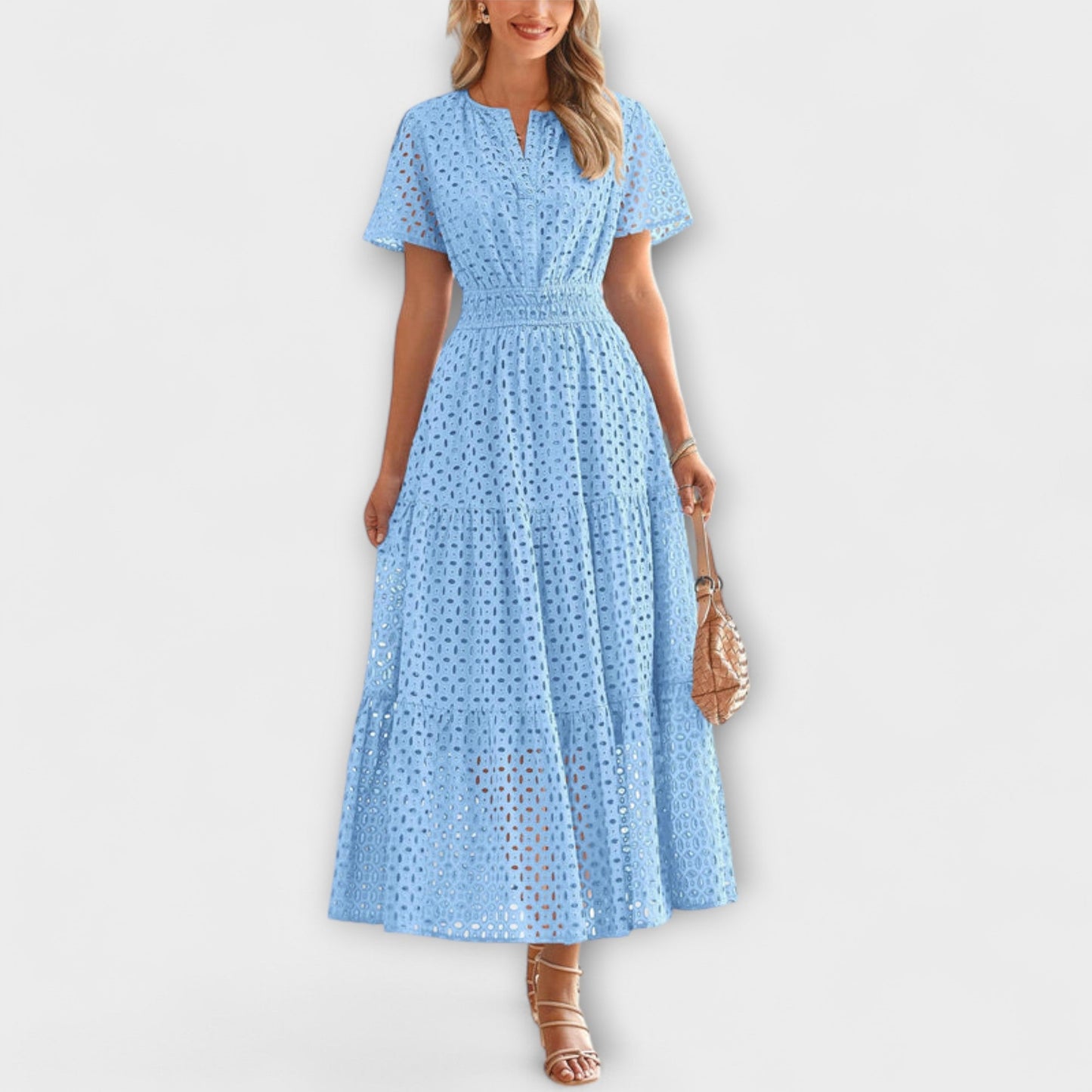 Carolin - Elegantes Spitzen-Sommerkleid