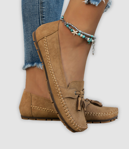 Angel - Klassische Wildleder Loafer Mit Quastendetail