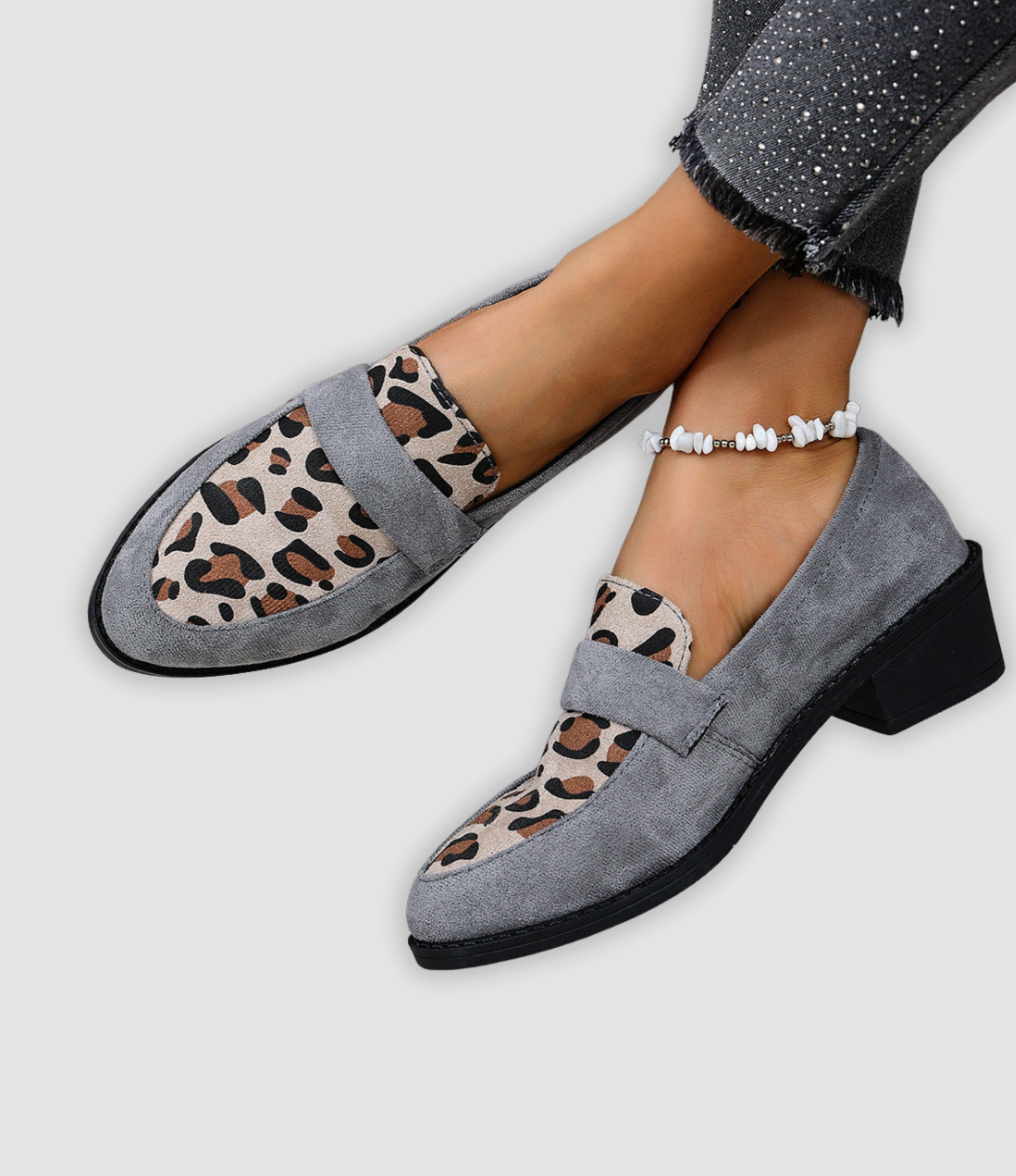 Gerda - Loafers mit Leopardenmuster