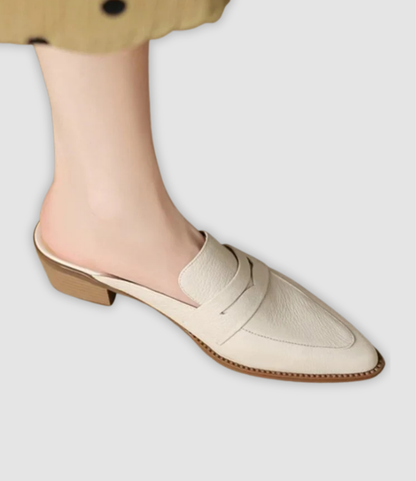 Mira – Ledersandalen mit klobigem Absatz