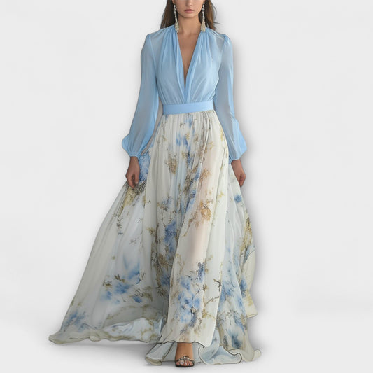 Doris-Marie - Blumen-Maxikleid 