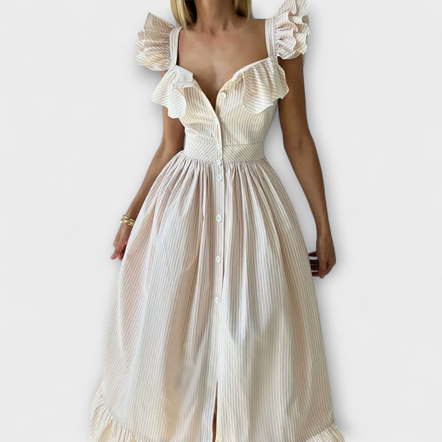 Edeltraud - Rüschenshirt Kleid