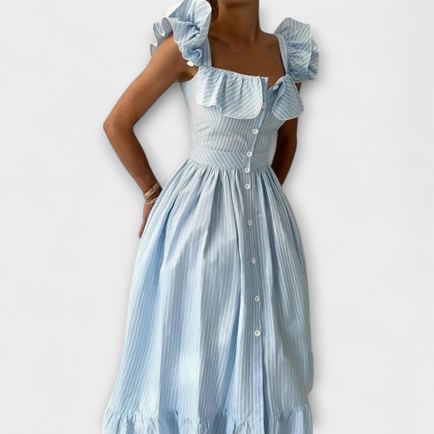 Edeltraud - Rüschenshirt Kleid