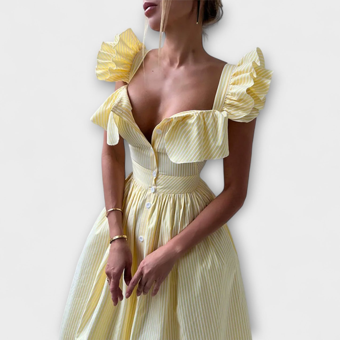 Edeltraud - Rüschenshirt Kleid