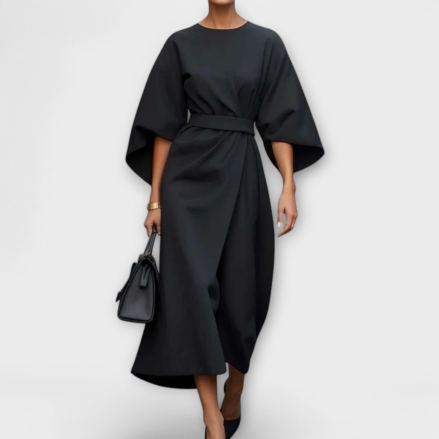 Lia - Elegantes Kleid mit Ärmeln 