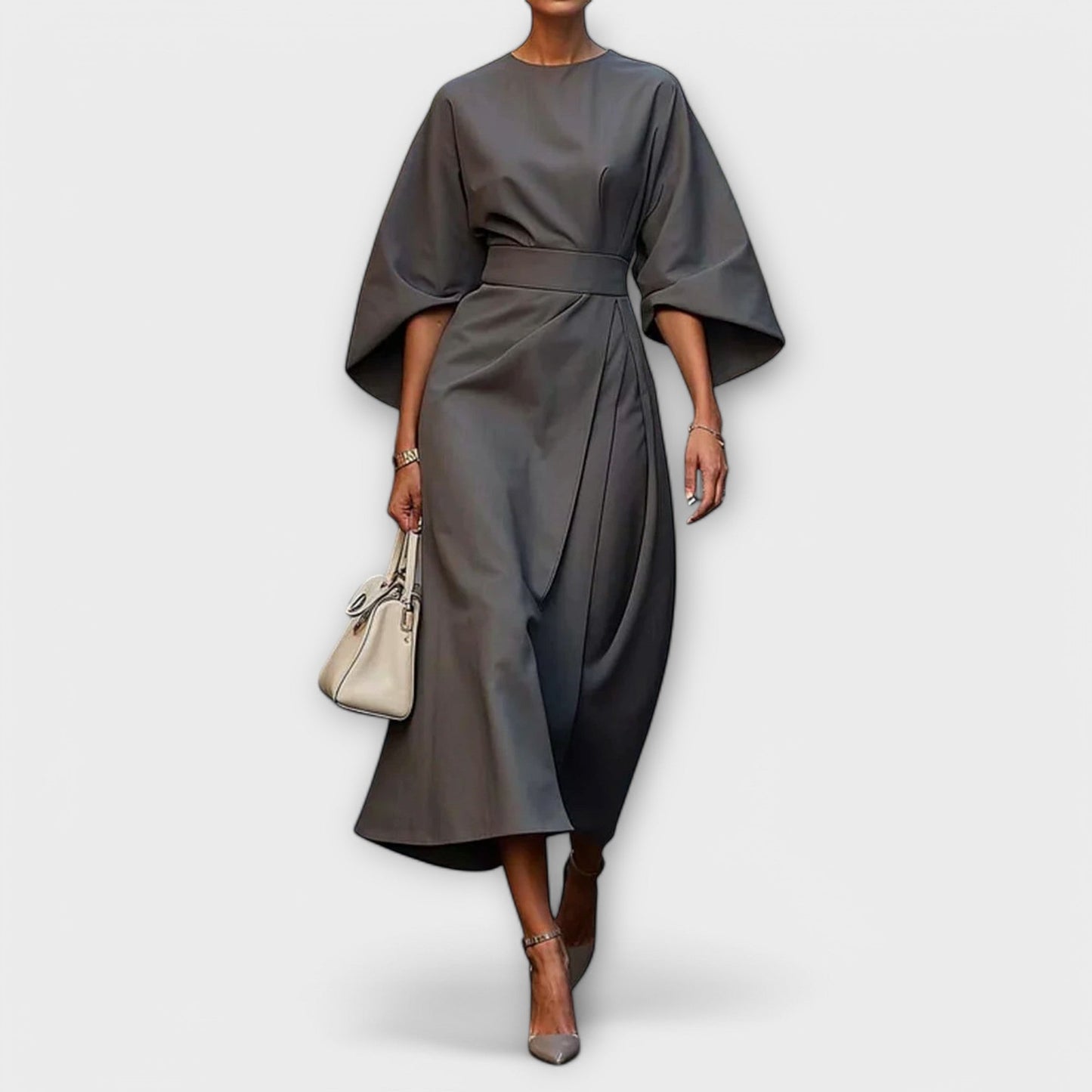 Lia - Elegantes Kleid mit Ärmeln 