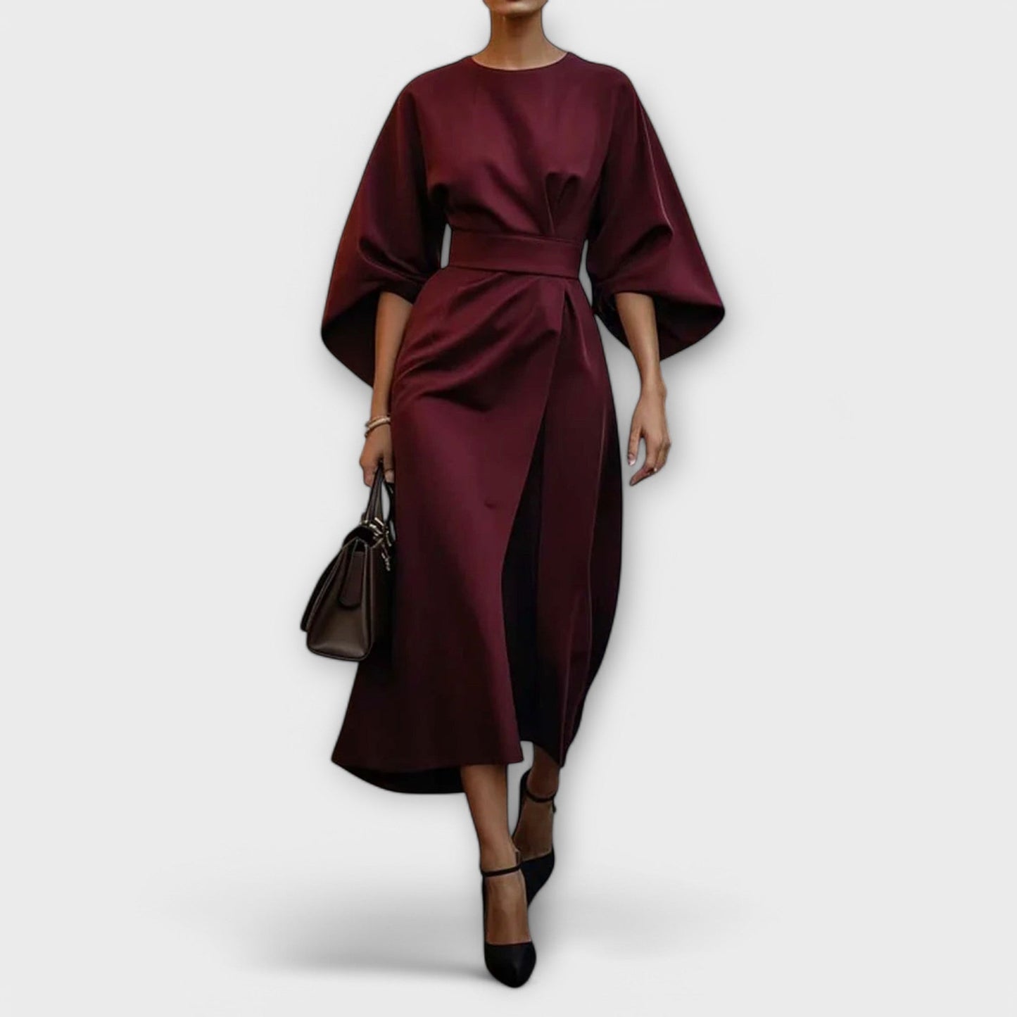Lia - Elegantes Kleid mit Ärmeln 