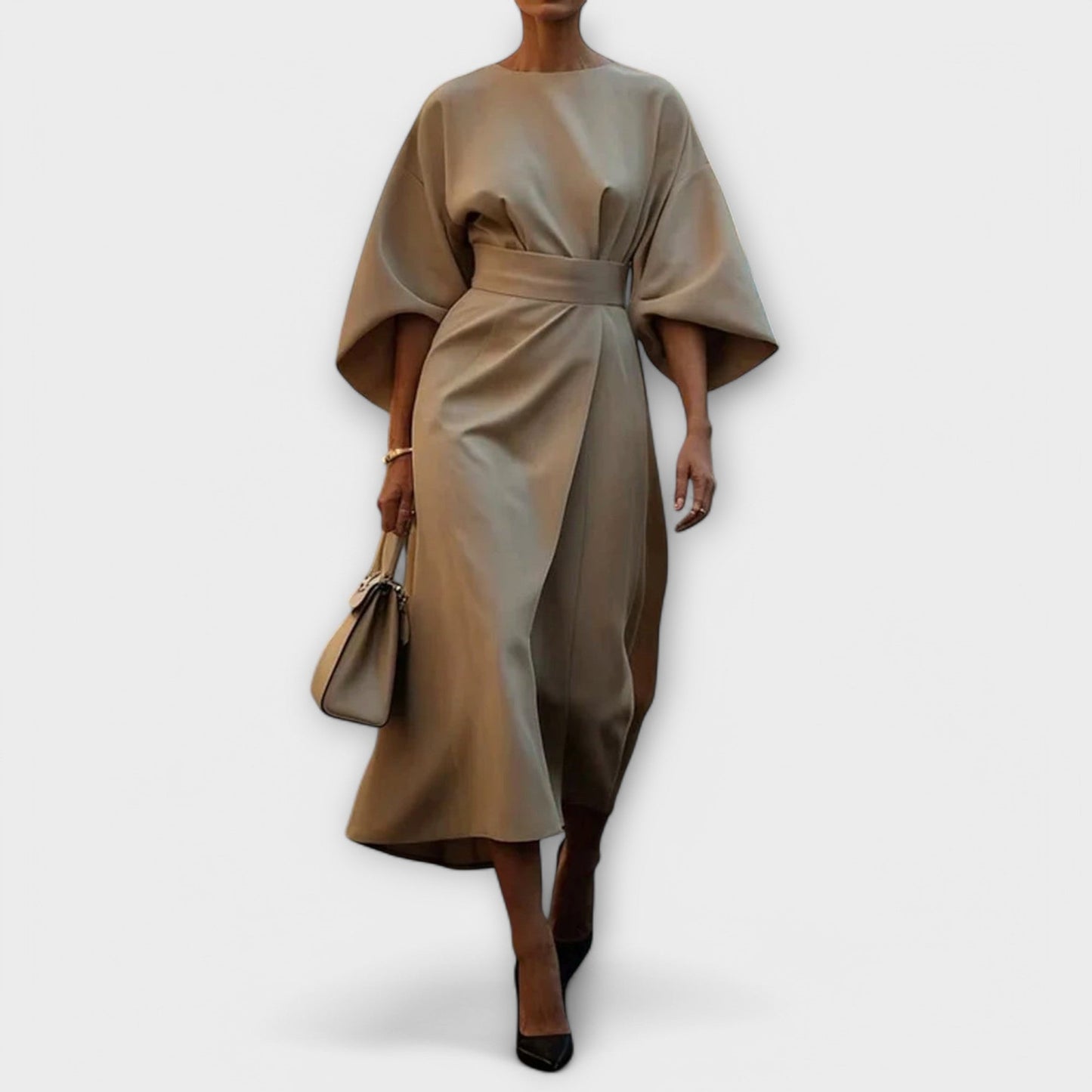 Lia - Elegantes Kleid mit Ärmeln 