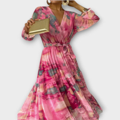 Veronique – Aquarelle Dream Maxikleid 