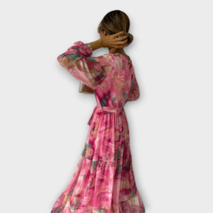 Veronique – Aquarelle Dream Maxikleid 