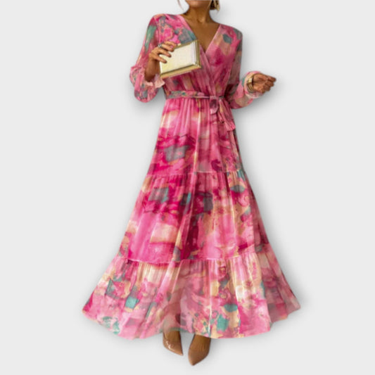 Veronique – Aquarelle Dream Maxikleid 