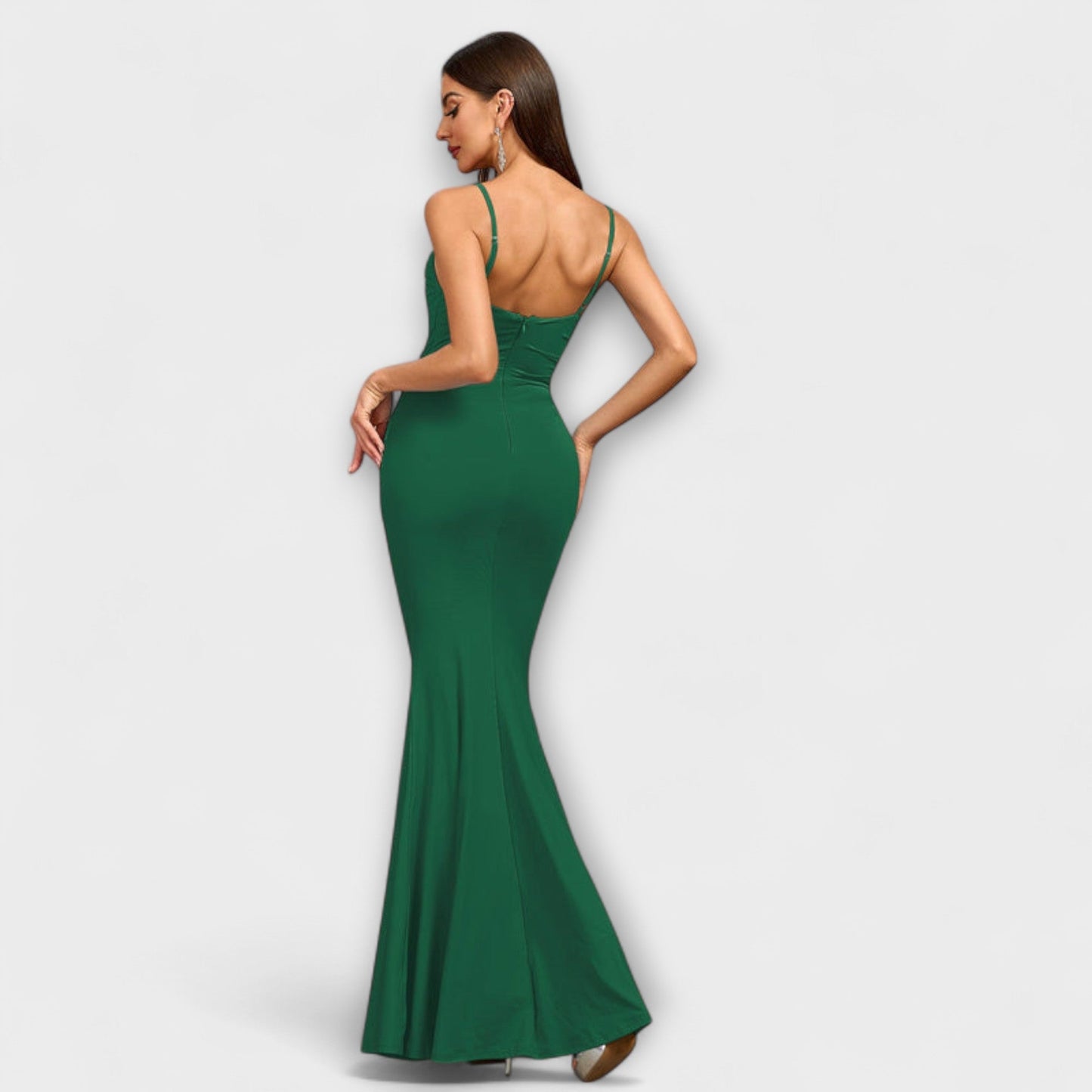 Diana - Elegantes Rüschenkleid 