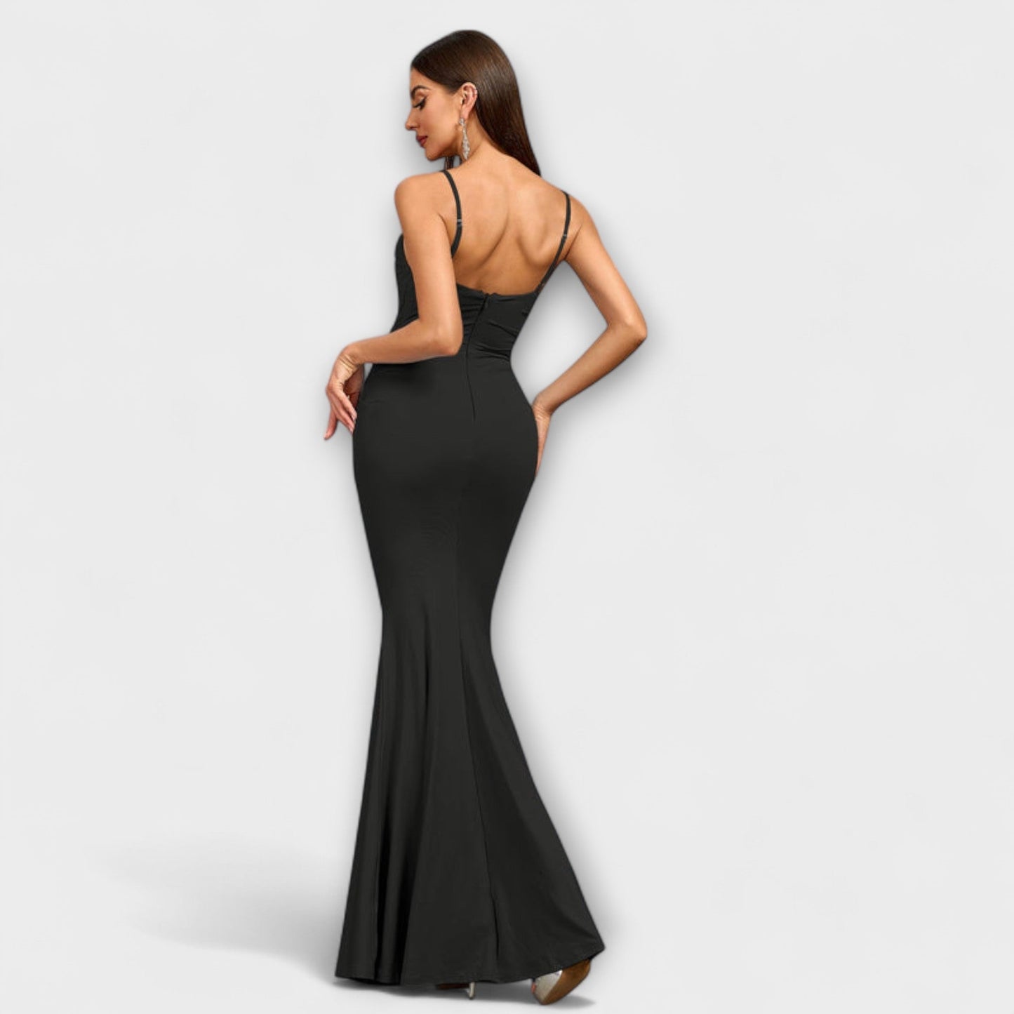Diana - Elegantes Rüschenkleid 