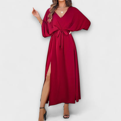 Ilse-Marie - Maxikleid mit V-Ausschnitt 