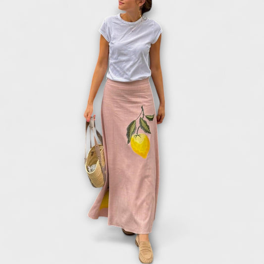 Cosima – Midirock mit Amalfi-Print