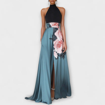 Julitta - Florales A-Linien-Maxikleid