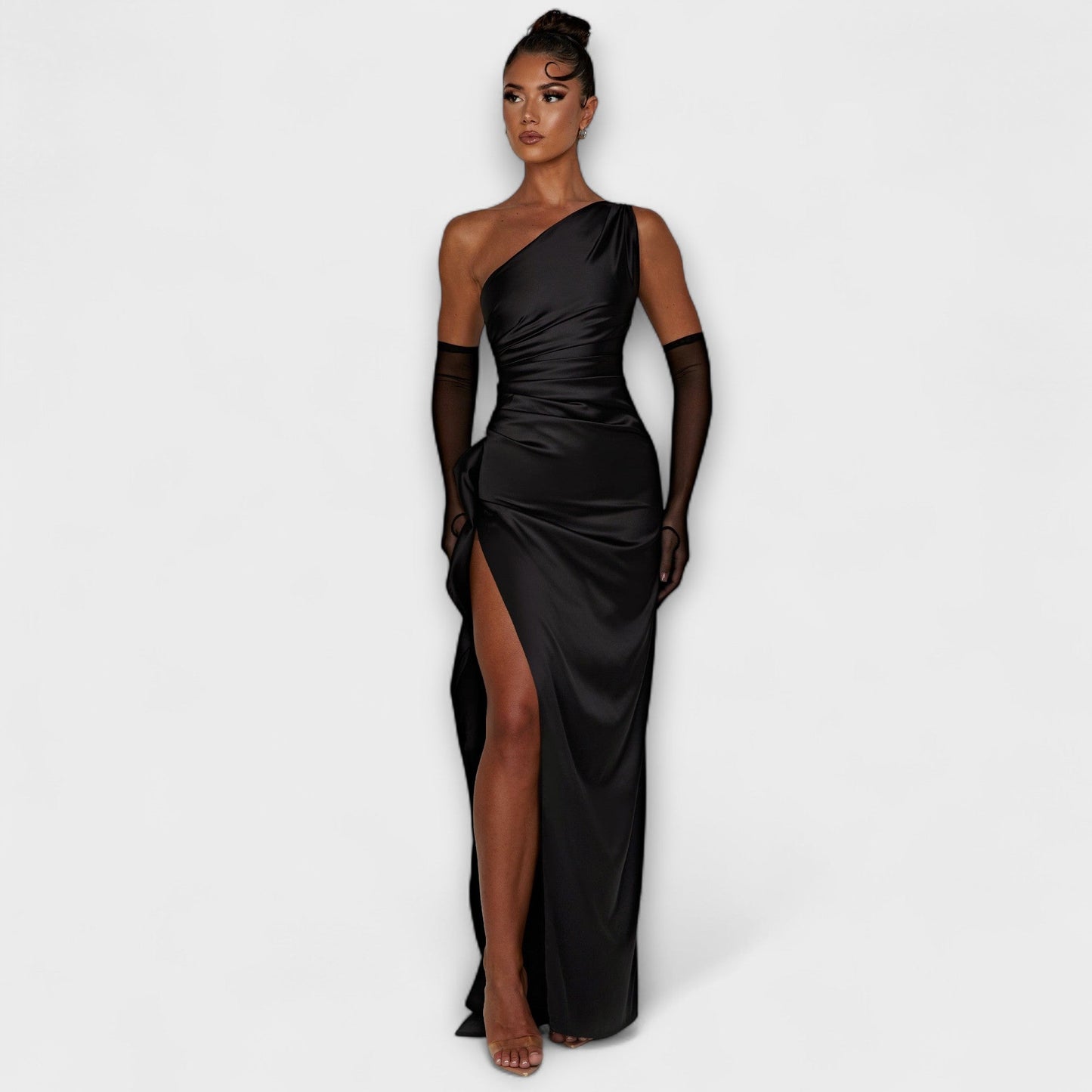 Mathilda - One Shoulder Maxikleid