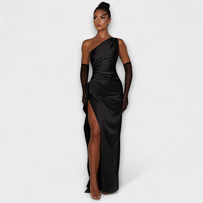 Mathilda - One Shoulder Maxikleid
