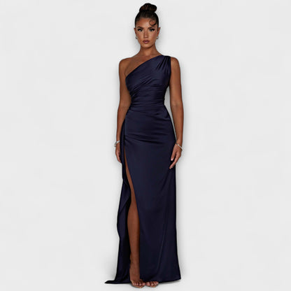 Mathilda - One Shoulder Maxikleid
