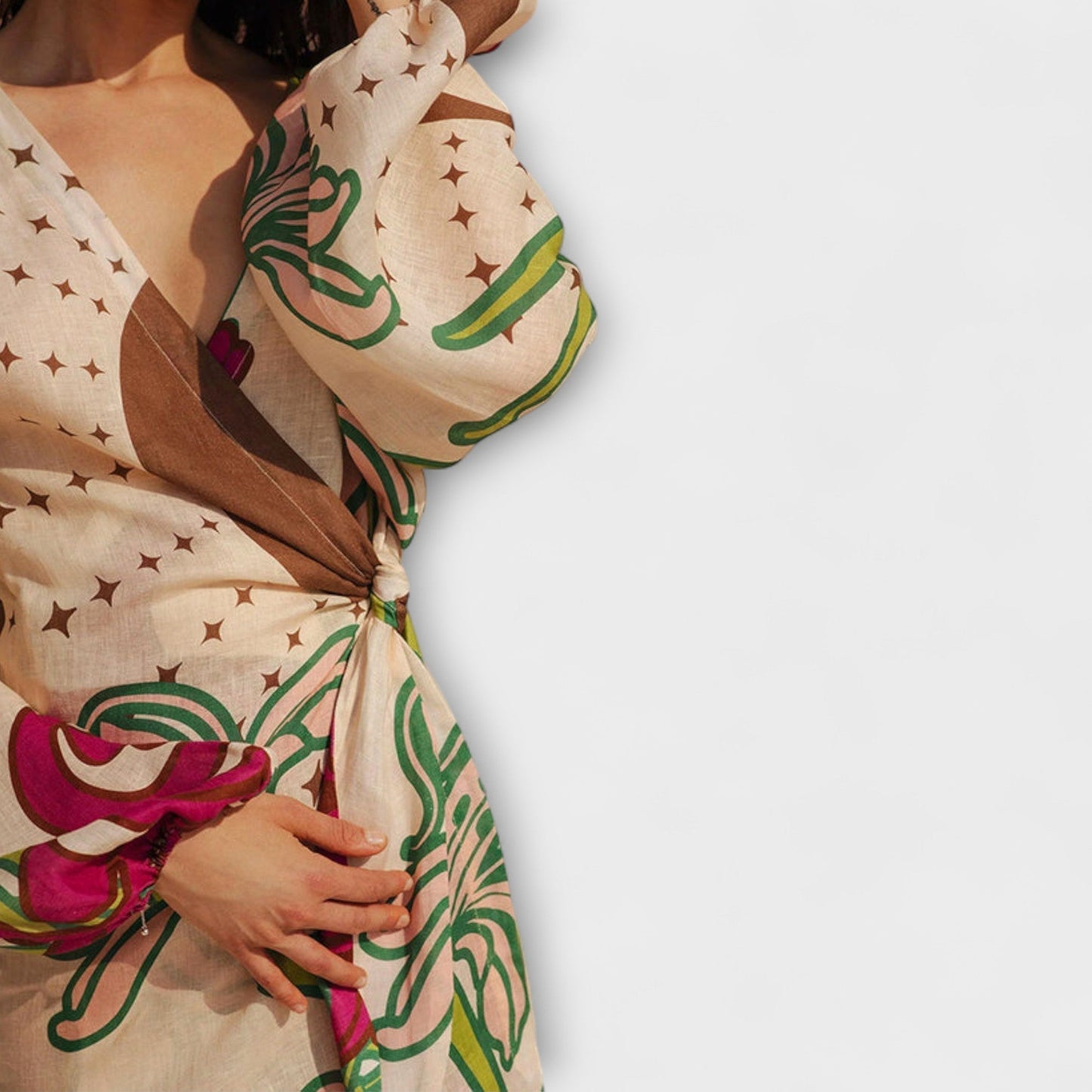 Margot - Bindetunika Maxikleid 