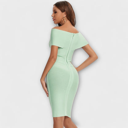 Constanze - Elegantes Kleid mit V-Ausschnitt