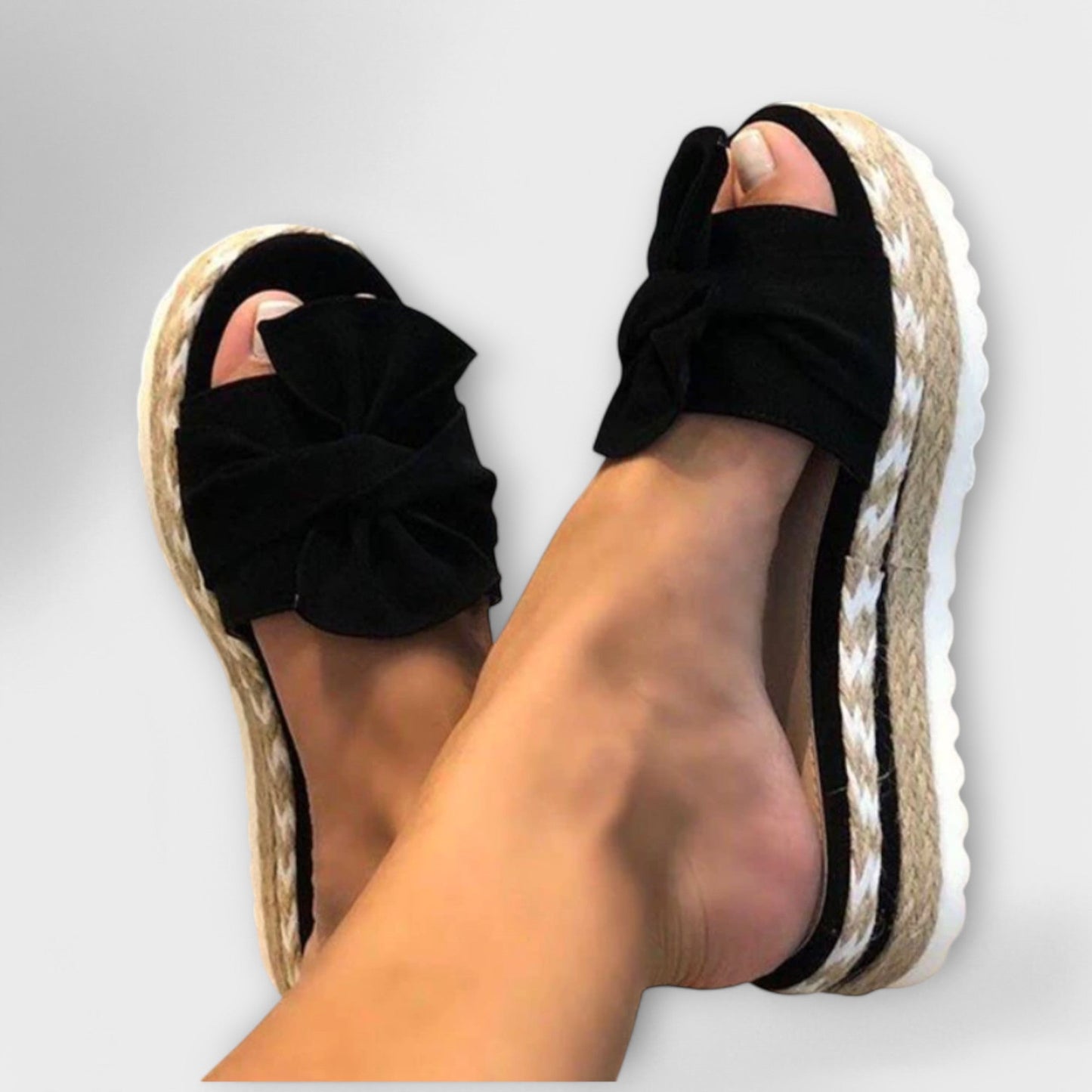 Franka - Orthopädische Sandalen mit Fliege