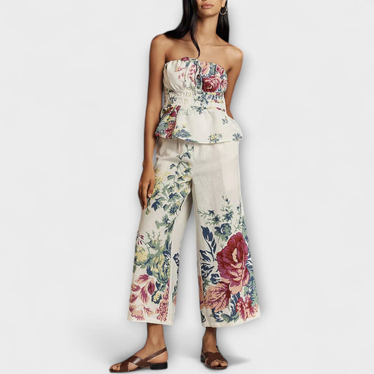 Loyce – Zweiteiliges Set mit Blumenmuster für den Sommer