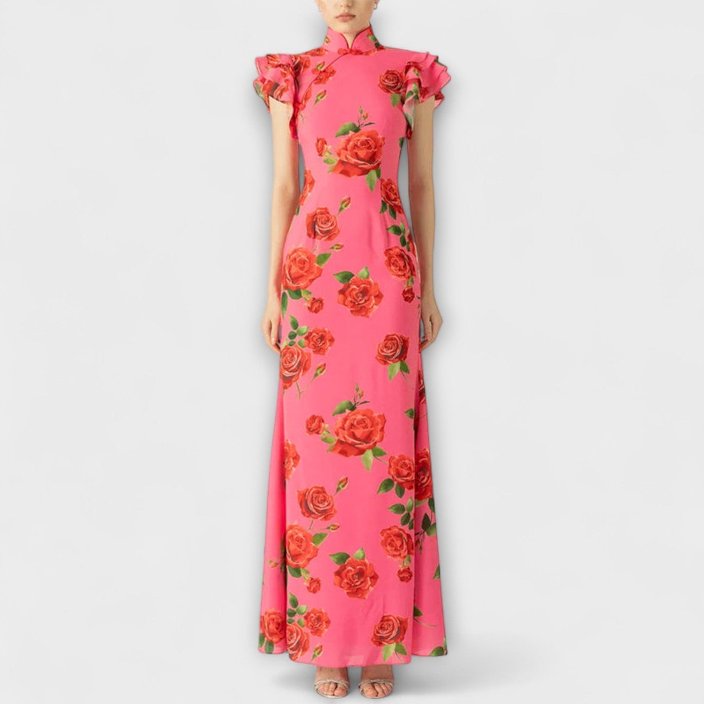 Alina - Maxikleid mit Blumendruck