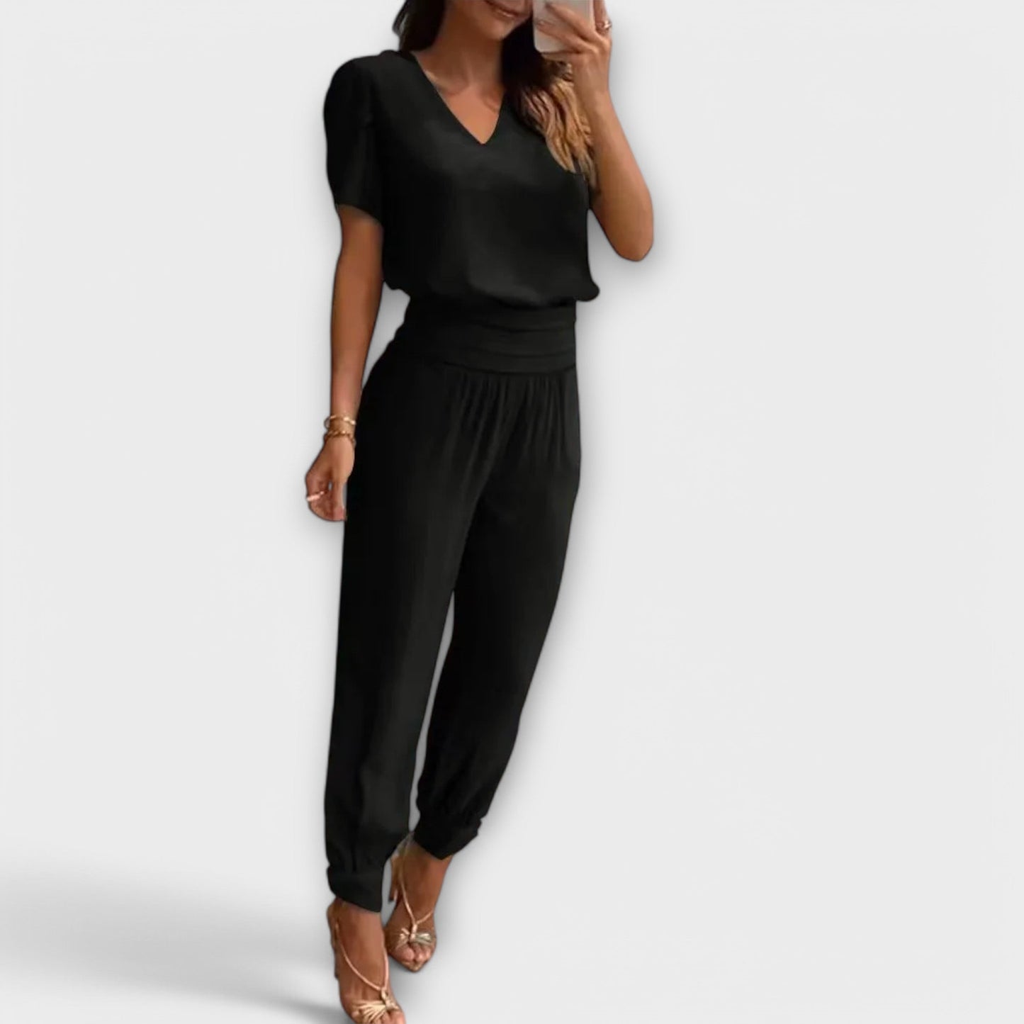 Leonie – Elegantes Set mit Oberteil und Hose