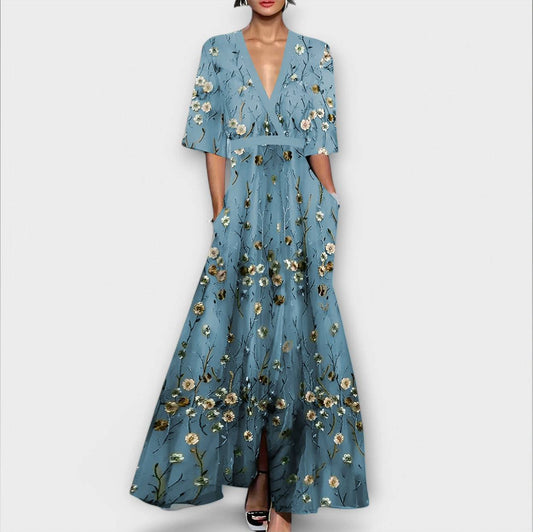 Olga - Bequemes Maxikleid 