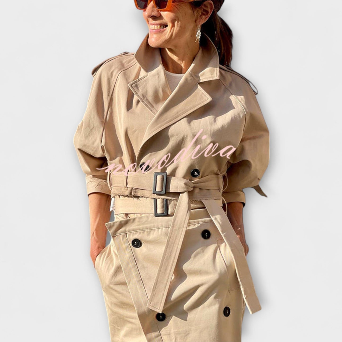 Tilde – Elegantes Set aus Jacke und Midi-Rock mit Taschen