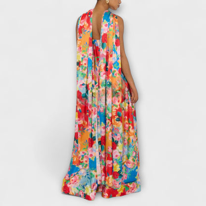 Selma – Off-Shoulder-Maxikleid mit Blumenmuster 