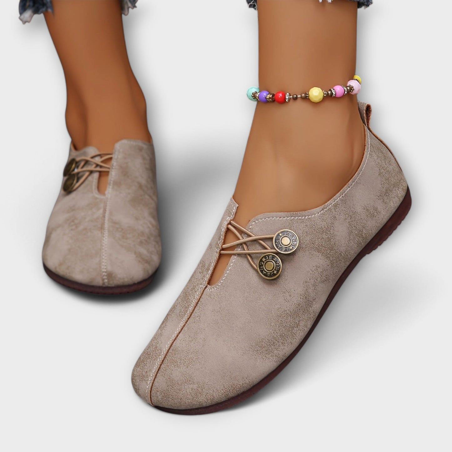 Ulrike - Wildleder Loafer 