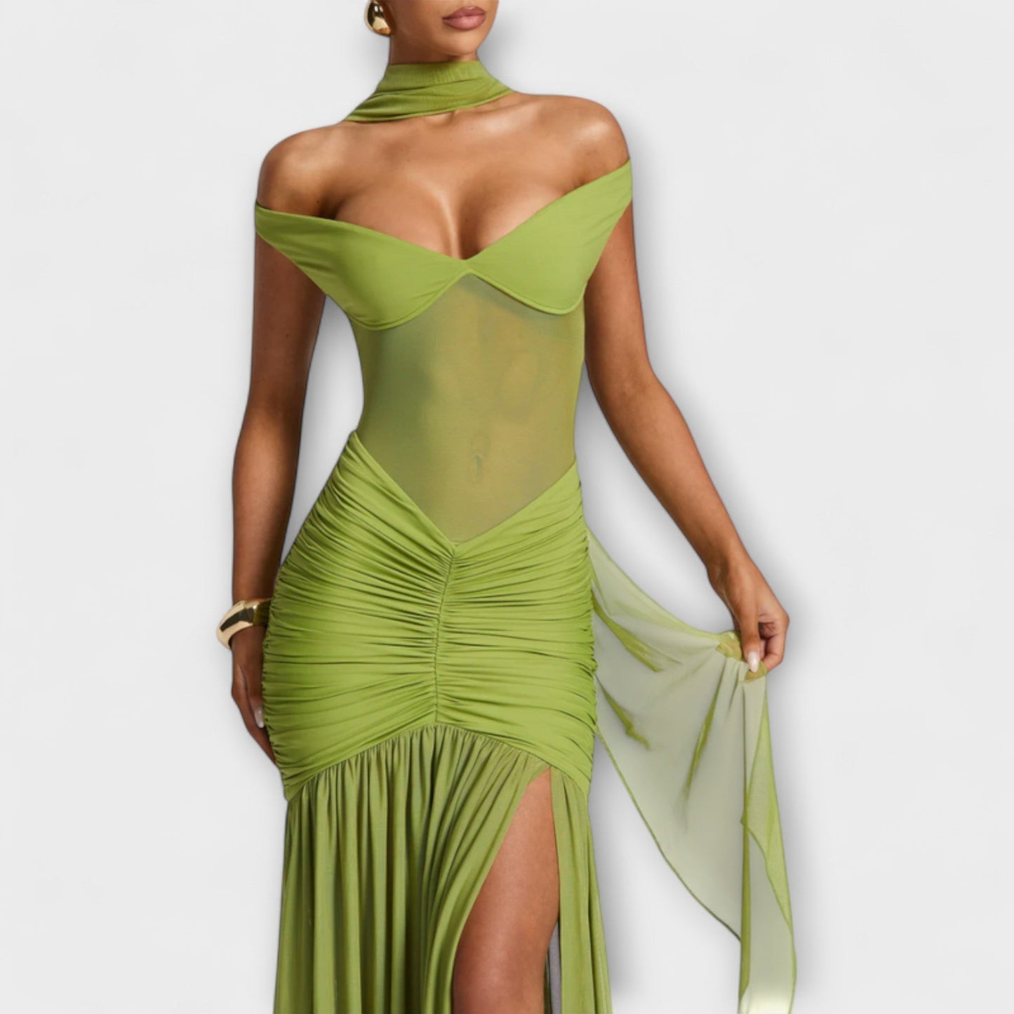 Aylin – Schlitzkleid mit Wow-Faktor