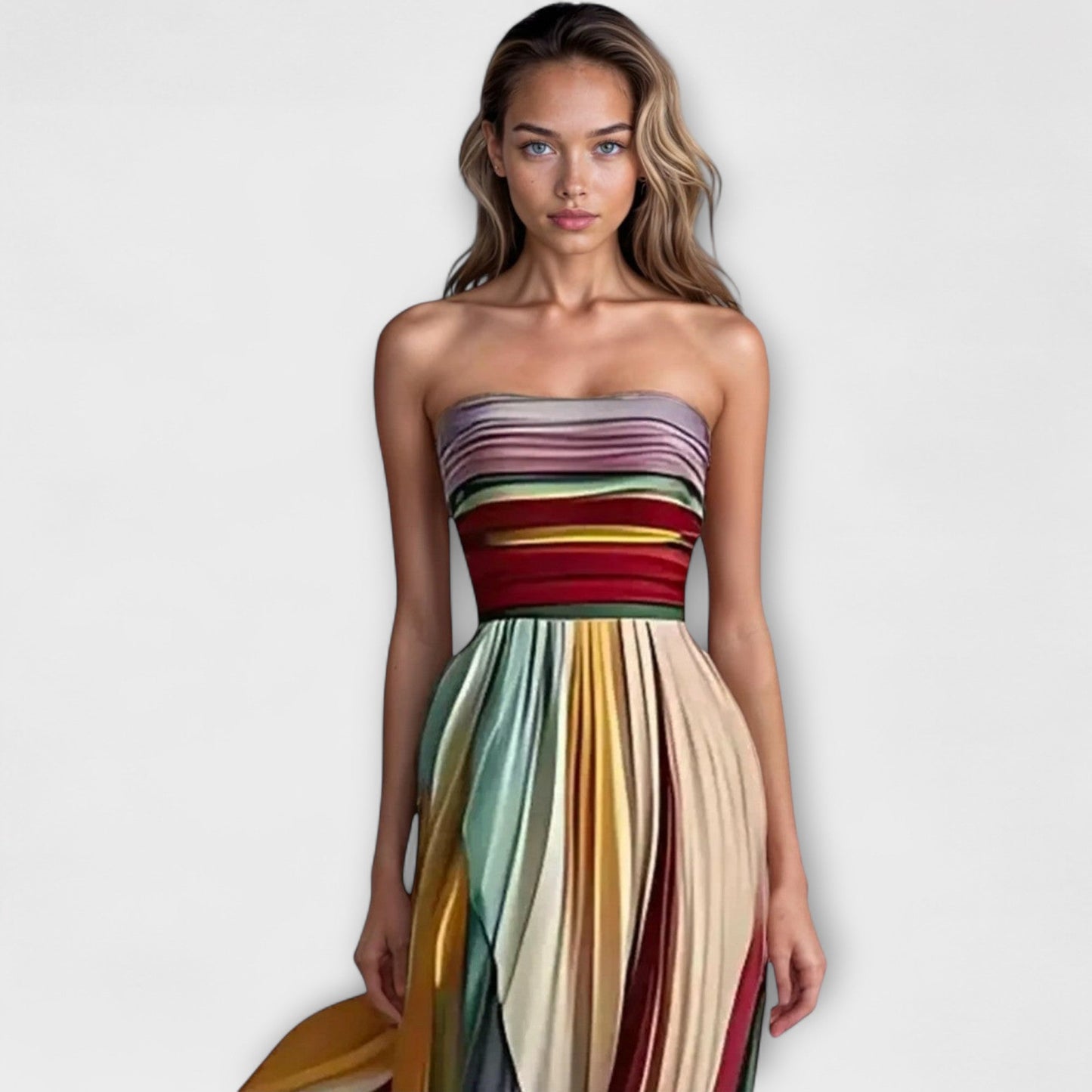 Yara - Langes Kleid aus Premiumstoff 