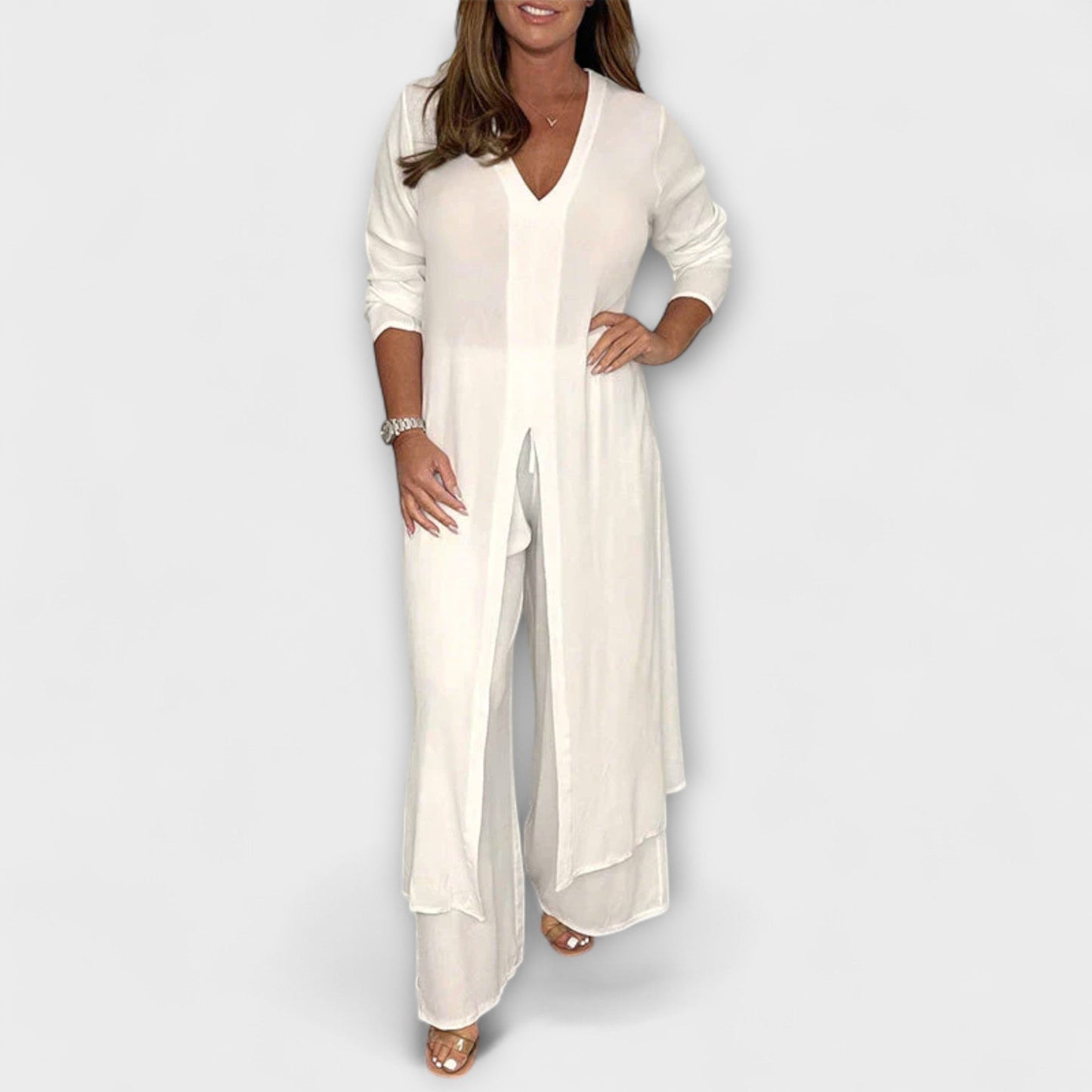 Nahia – Zweiteiliges Damen Co-Ord Set Med Stilvollem Look